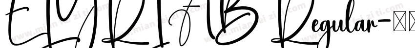 ELYRIAB Regular字体转换